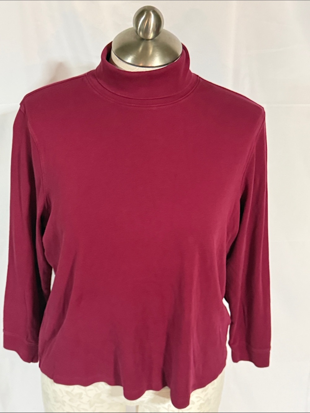 L.L.Bean women cotton turtleneck size 1X plus .